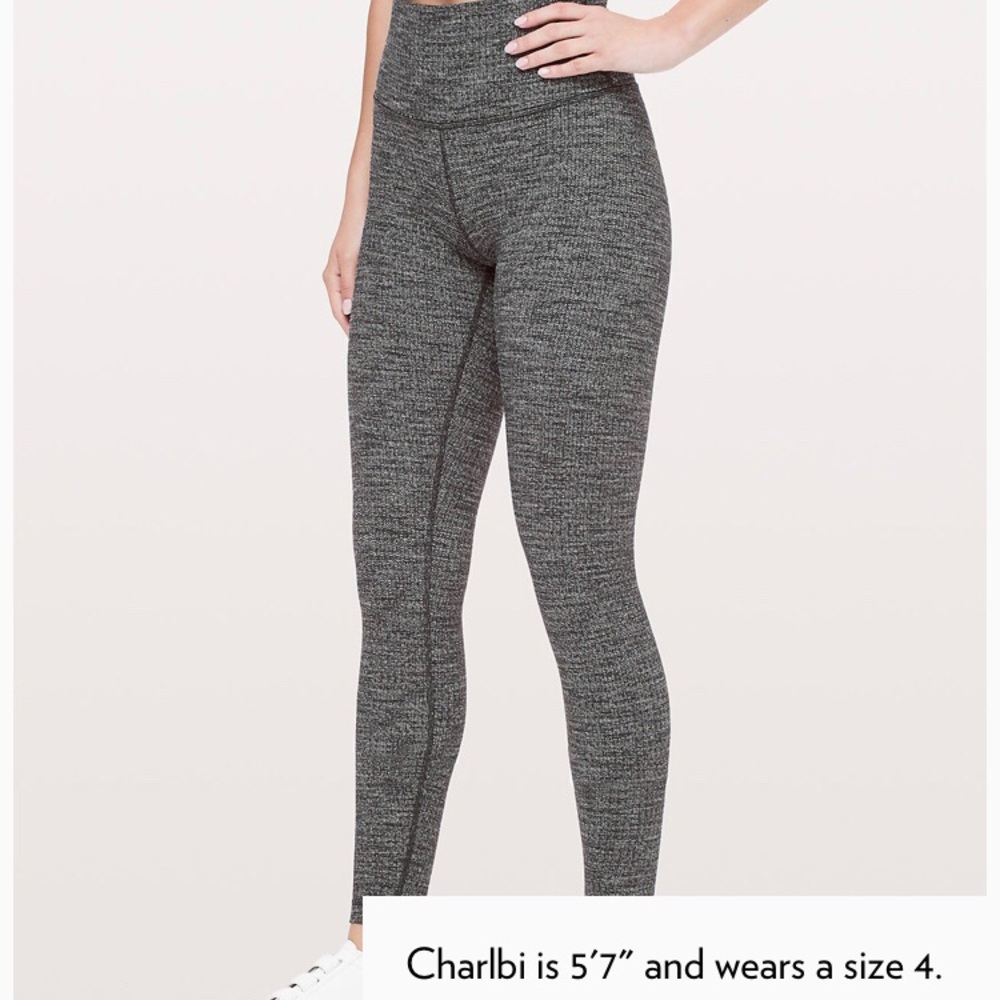 Lululemon high waisted leggings size 4